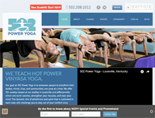 Tablet Screenshot of 502poweryoga.com
